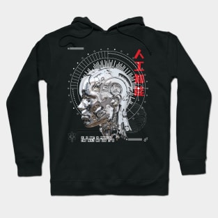 AI Mind Merge Tee: Unisex Art Fun Gift, High-Tech Philosopher Wear, For the Modern Historian & Tech Enthusiast, Premium Conceptual Tee Hoodie